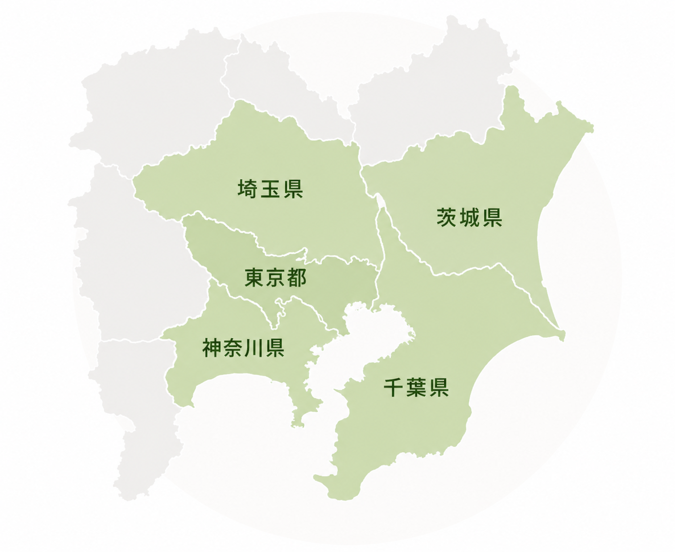 対応エリア地図
